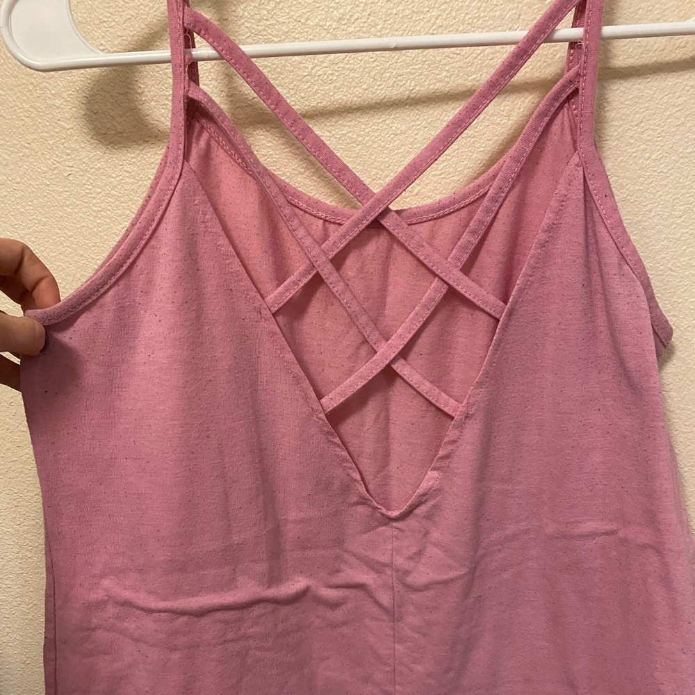 Pink tank top